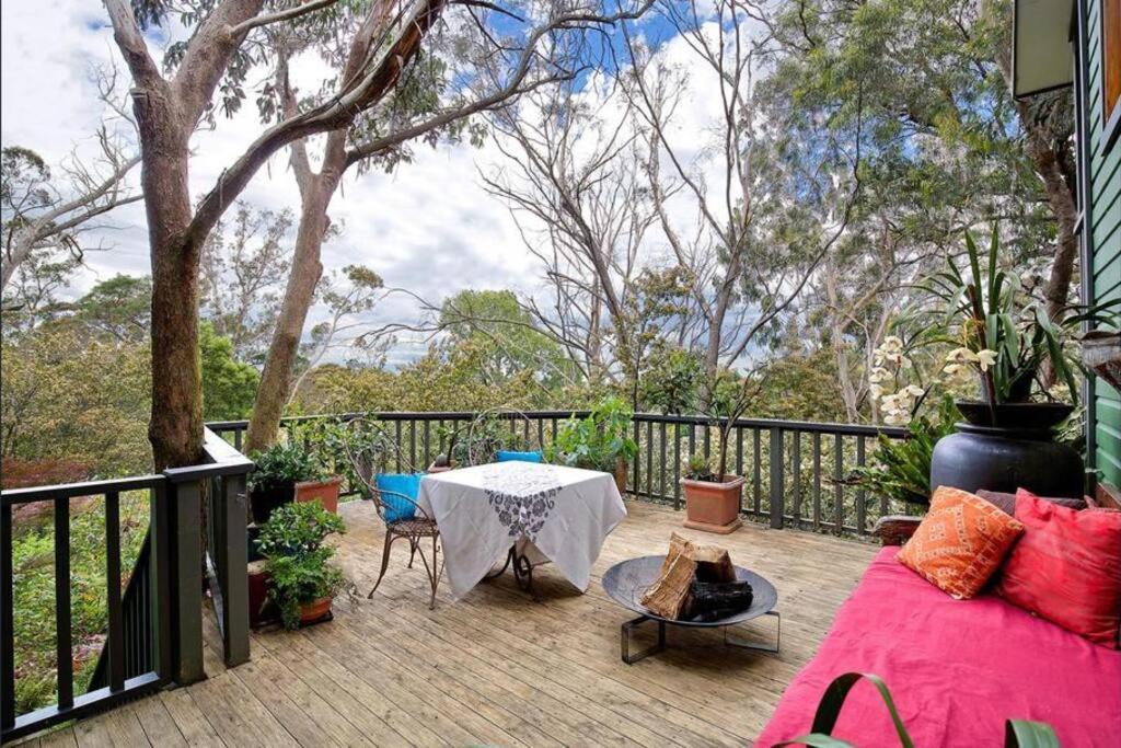 The Black Cockatoo - Secret Garden Treetops Home Katoomba Dış mekan fotoğraf